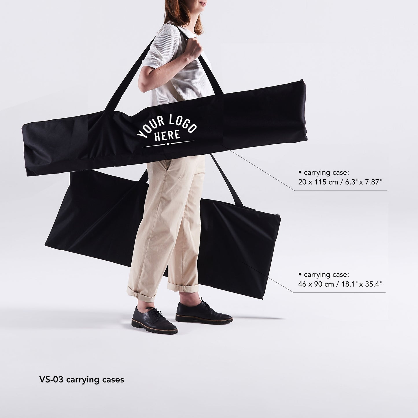 Portable shelving unit VS-03-CF for shops and market fairs | collapsible display
