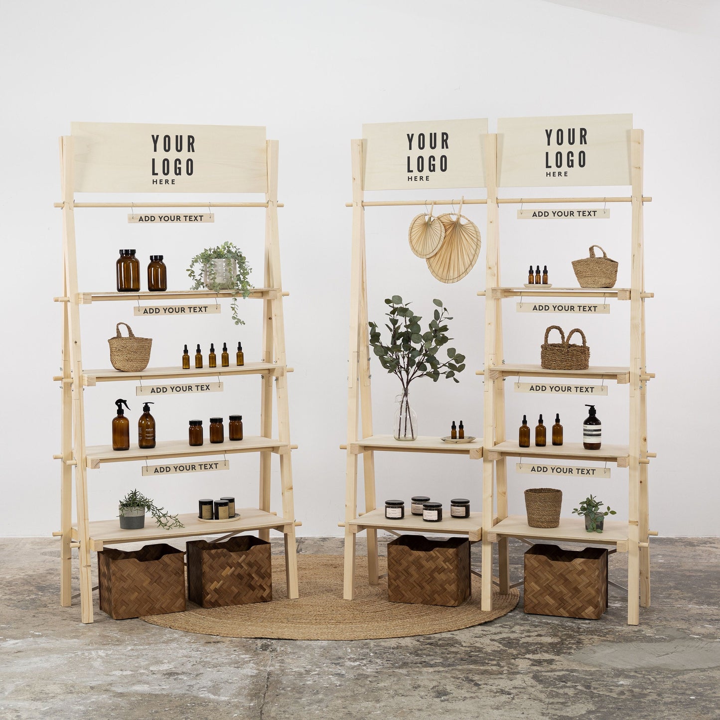 SET Arizona | versatile shelving system | Milimetry | collapsible display stand
