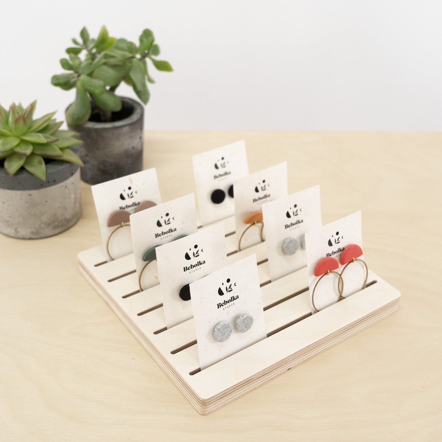 Card holder, jewelry display, postcard display