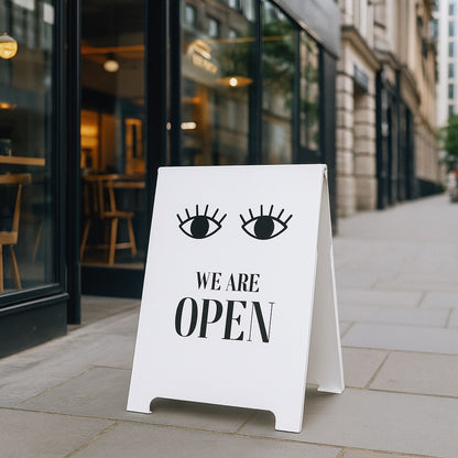 Metalowy potykacz reklamowy SB-A-B | kolor biały 