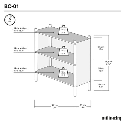 Kassentheke BC-01-C-NT | natürliche Farbe