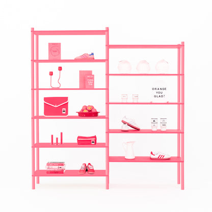 Double Shelving Unit BS-02-A-ML | custom color