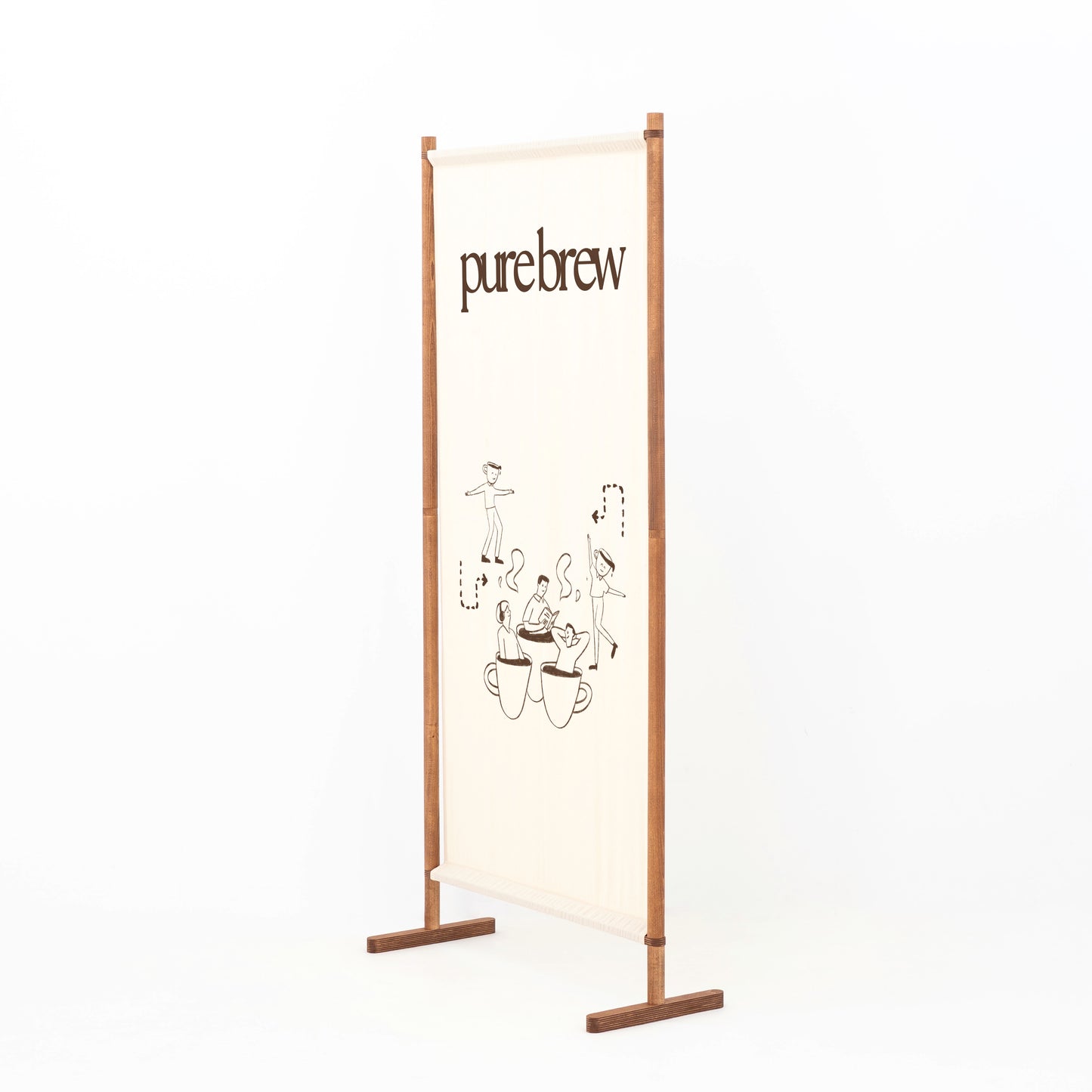 Single custom event wall for retail storytelling and product launch spaces