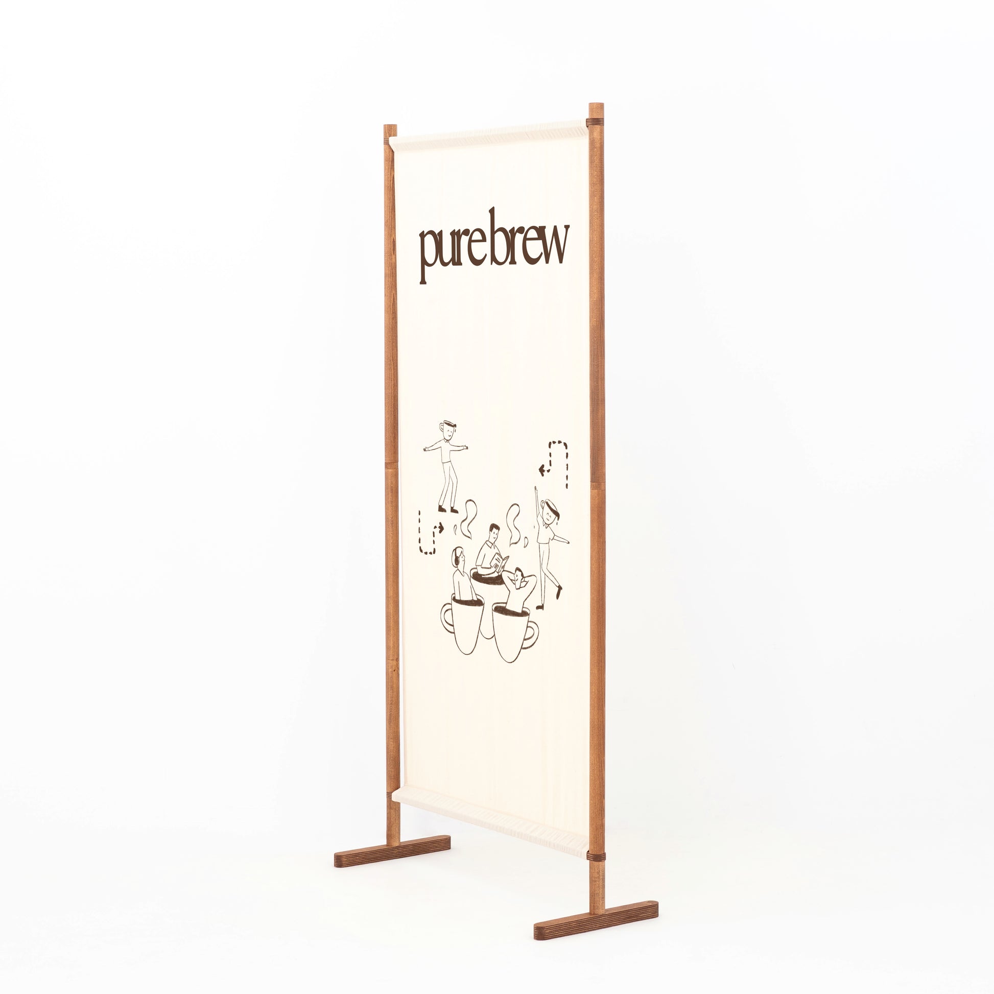 Single custom event wall for retail storytelling and product launch spaces