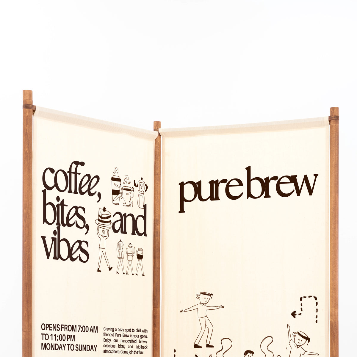 Double mur événementiel pour les lancements de cafés, le marketing expérientiel et les coins de marque