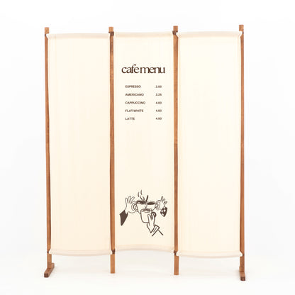 Hospitality-Eventwand für Verkostungsecken und Menü-Storytelling