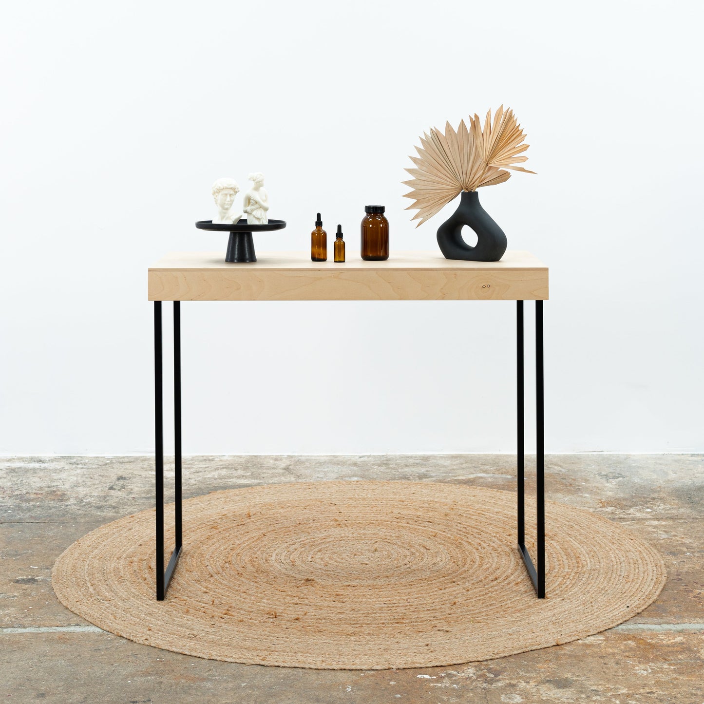 SAMPLE SALE | display table SC-04-NT-BL,  gift wrapping station, checkout station, catering table
