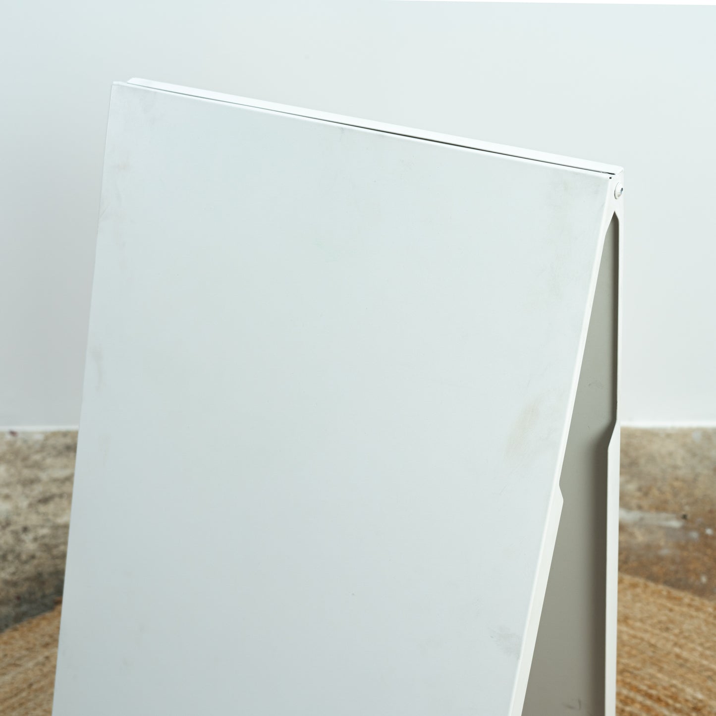 SAMPLE SALE | Outdoor A-frame board SB-B-WT, metal sandwich board, for restaurants, shops, events