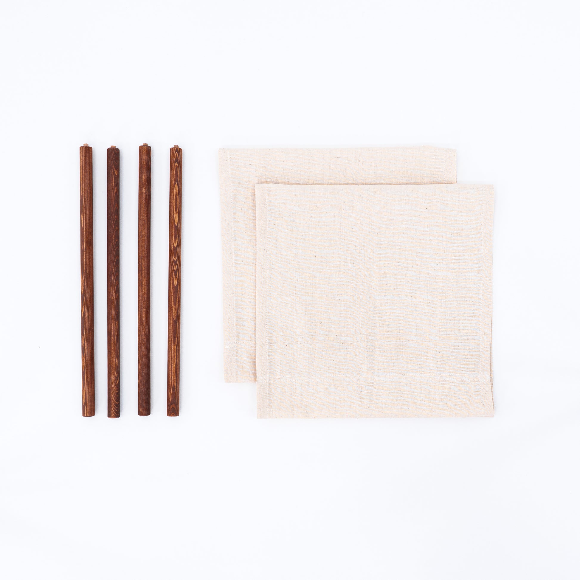 Fabric side panels for VC-10 and VC-04 checkout counter in natural beige color
