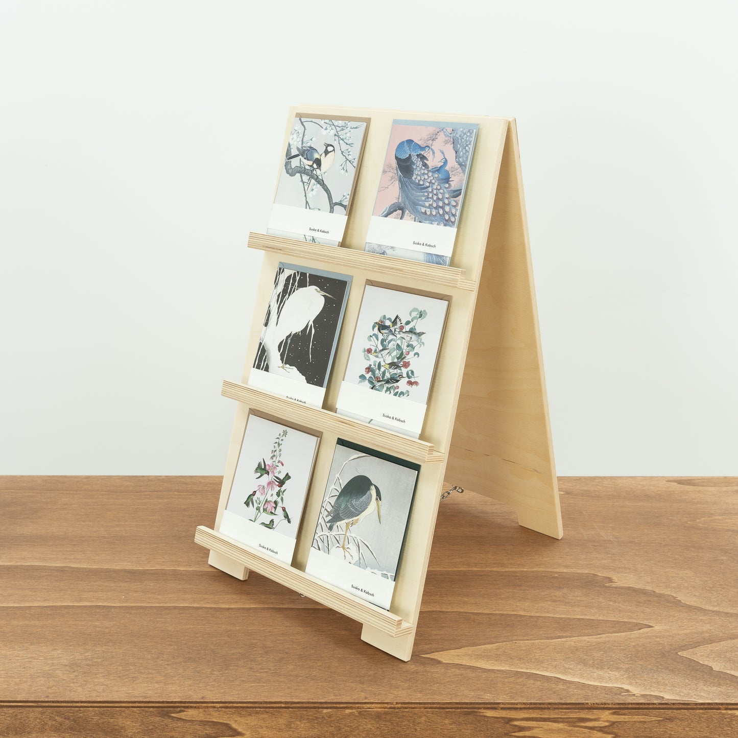 Card display stand VAB-02-NT | natural color