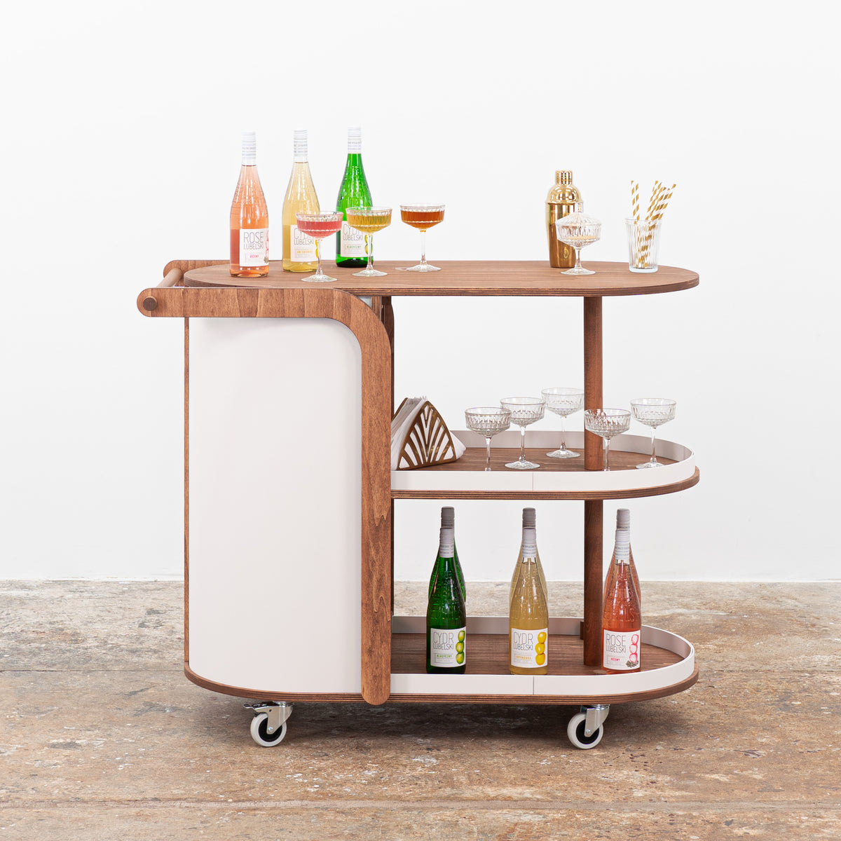 Premium catering cart for pop-up dining and events