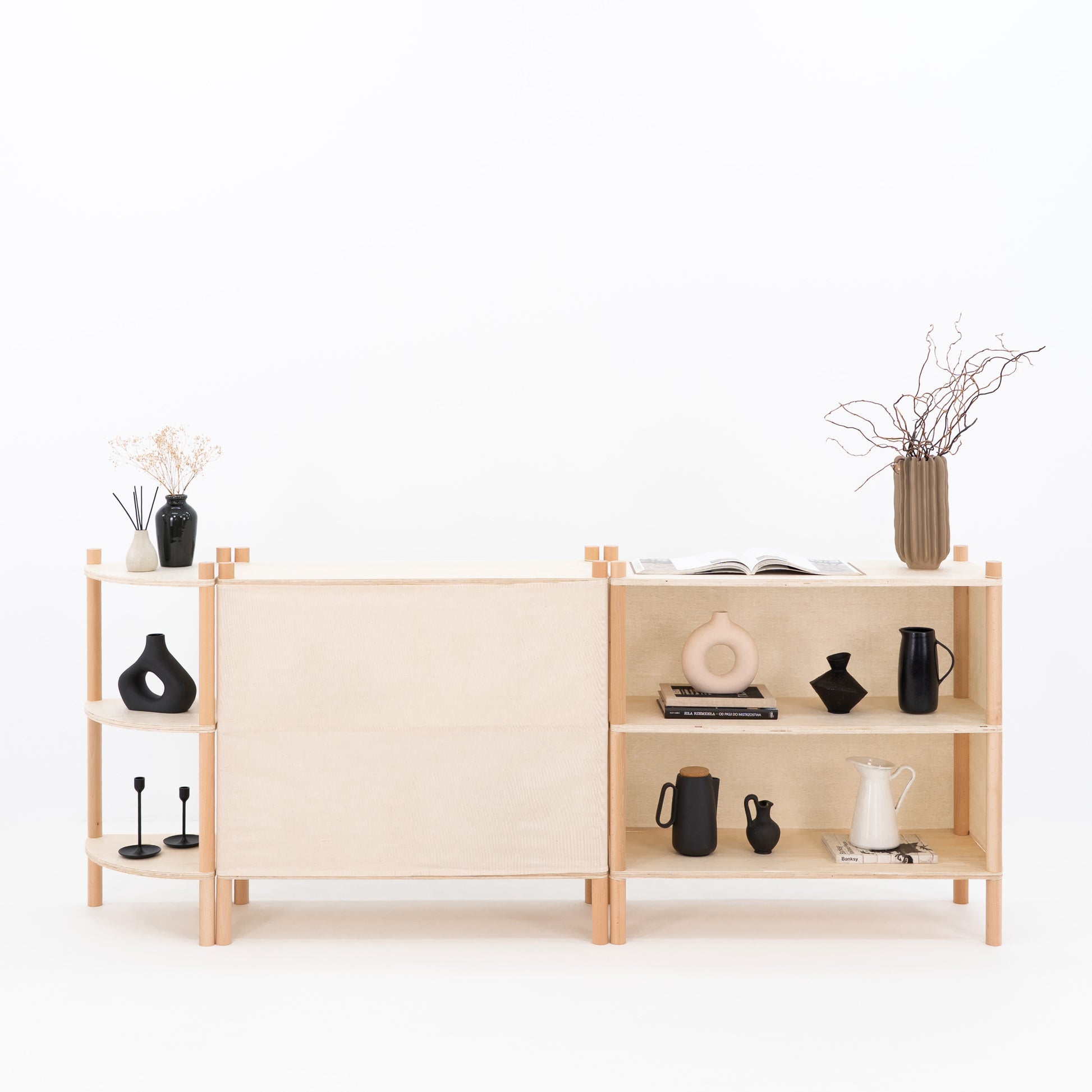 Pop-up retail booth with canvas branding options