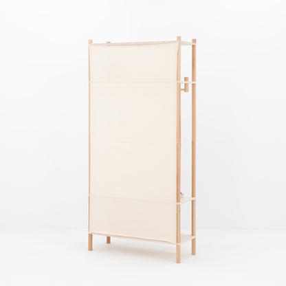 Collapsible Short-hang Garment Rack BR-02-NT | natural color
