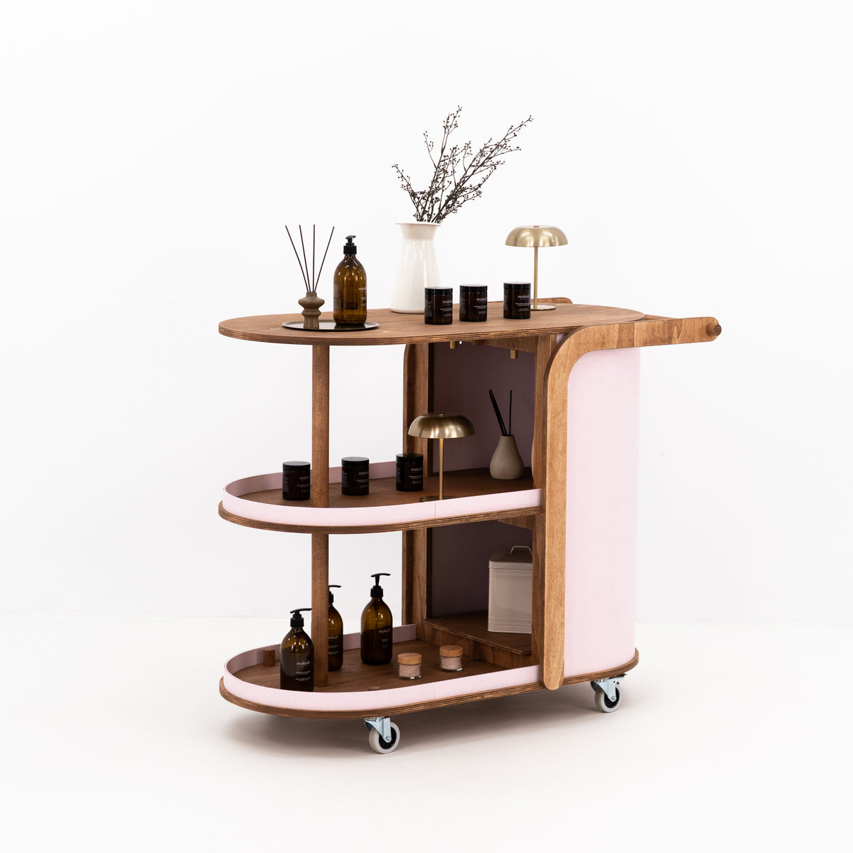 Mobile dessert and cocktail station for restaurants and events