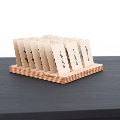 OUTLET | Kartenhalter VAB-03-CF | Kaffeefarbe