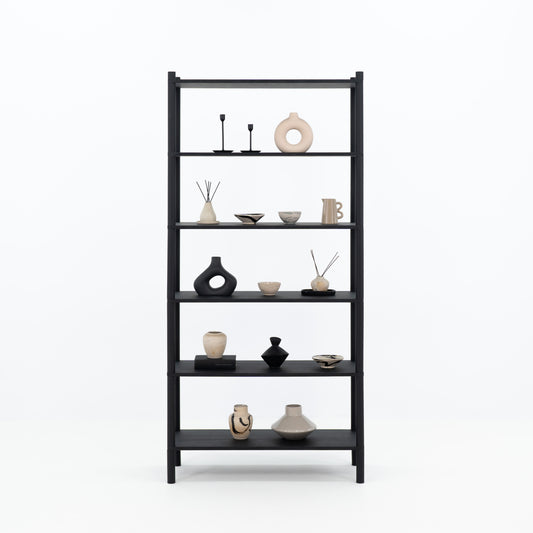 Modular Shelving Unit BS-01-BL | black color