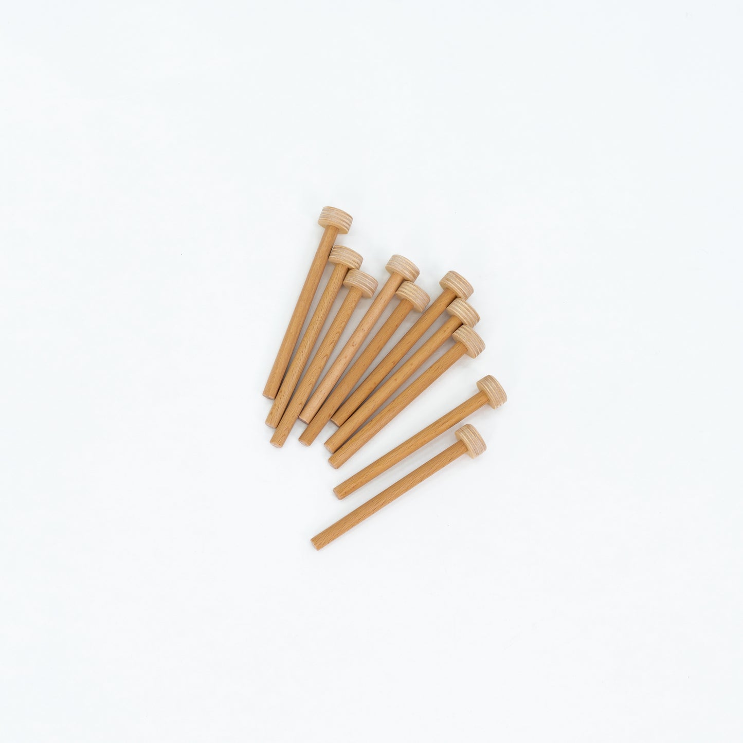 Set of 10 pegs VAA-PEG-01-NT | natural color