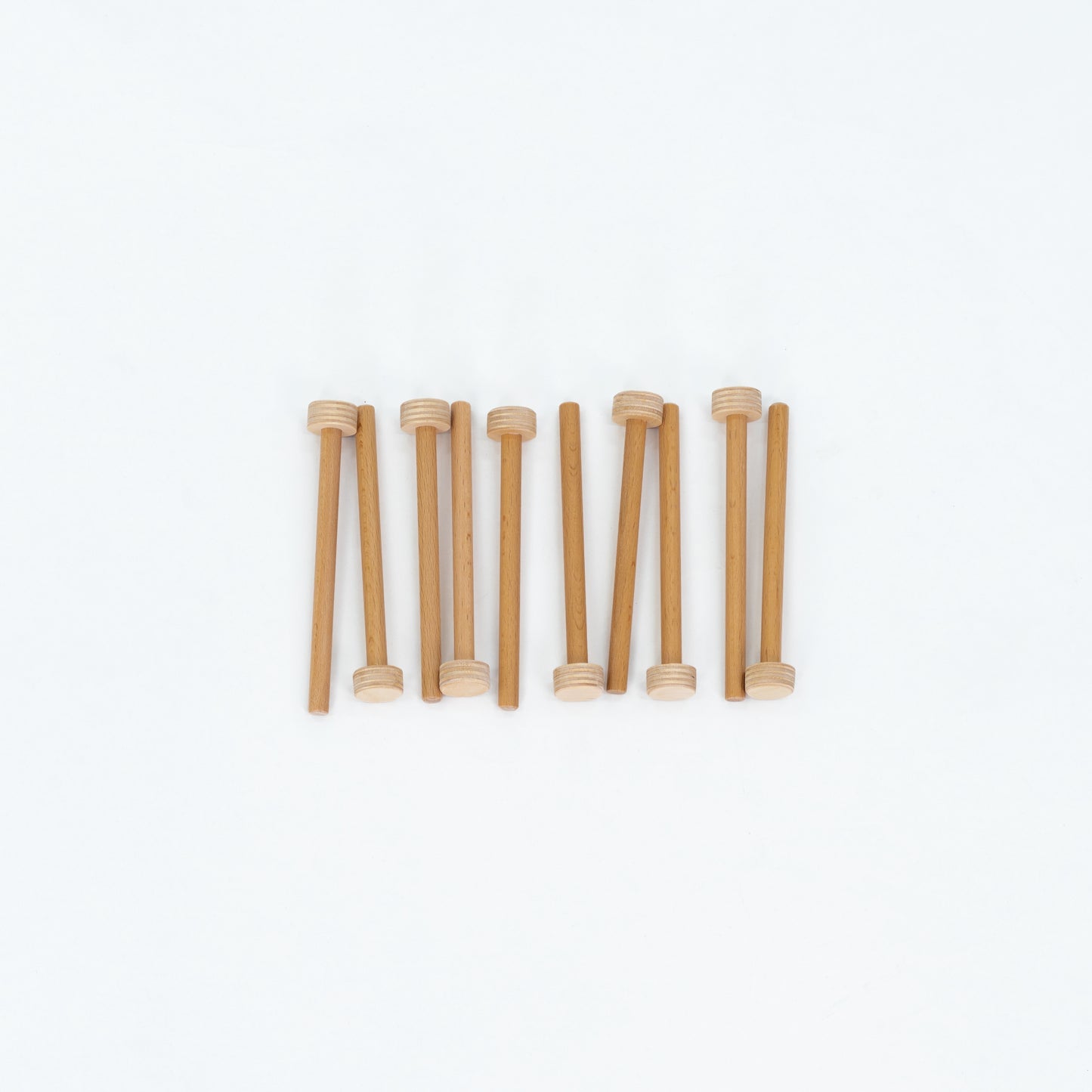 Set of 10 pegs VAA-PEG-01-NT | natural color