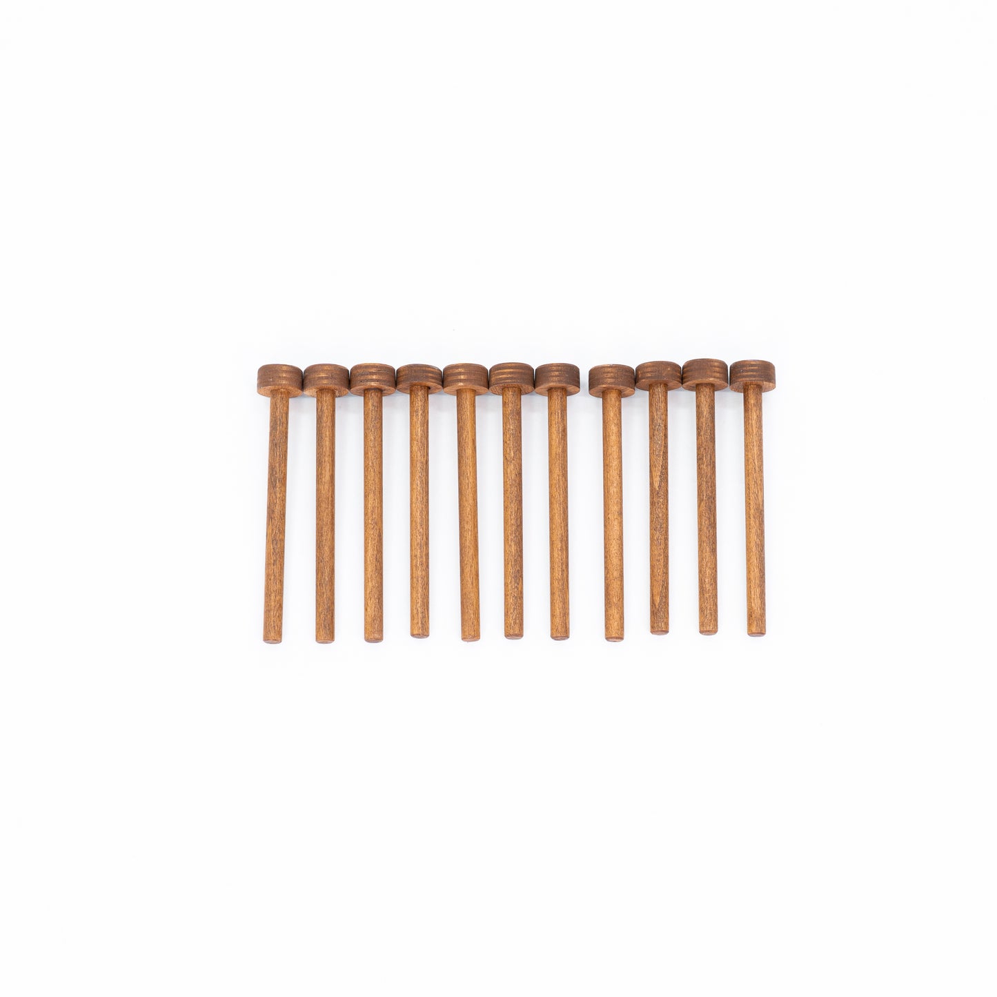 Set of 10 pegs VAA-PEG-01-CF | coffee color