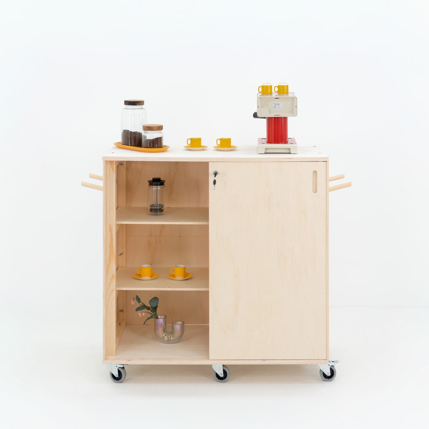 Checkout stand VC-08-W-NT | natural color