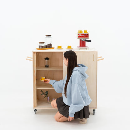 Checkout stand VC-08-W-NT | natural color