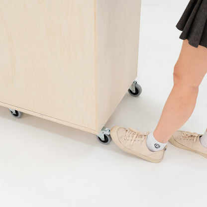 Checkout stand VC-08-W-NT | natural color