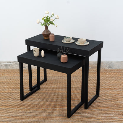 Nesting tables VC-15-BL | black color