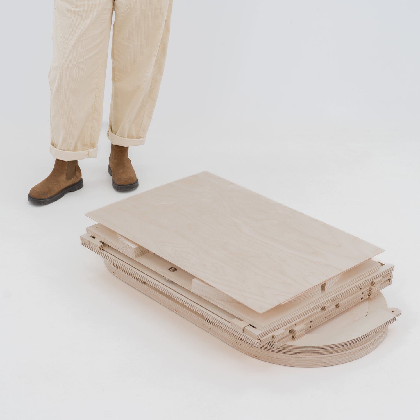 Składana lada targowa VC-23-W-ML | kolor RAL/NCS