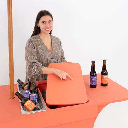 Mobile food display cart for events and markets