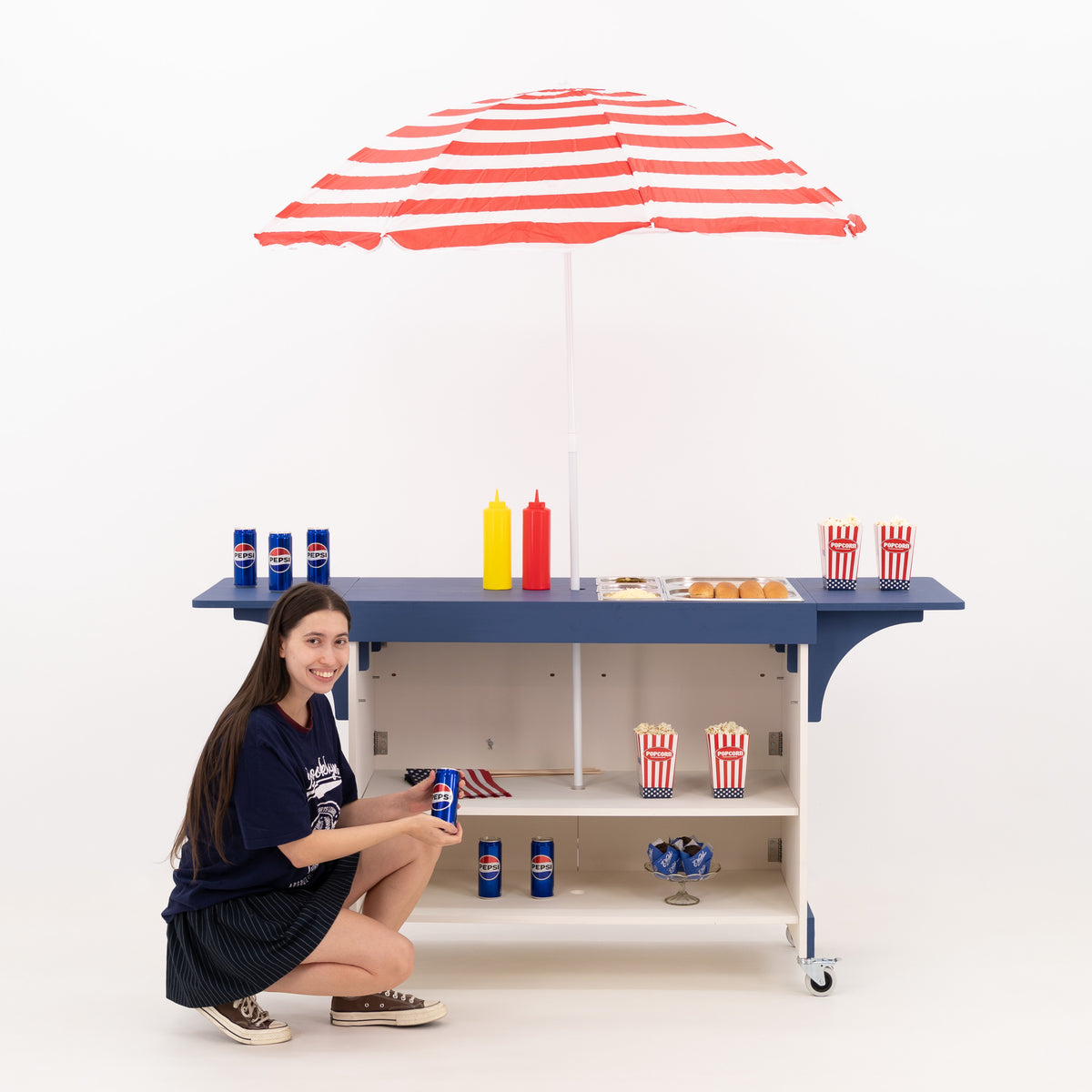 Lightweight event cart for product presentation