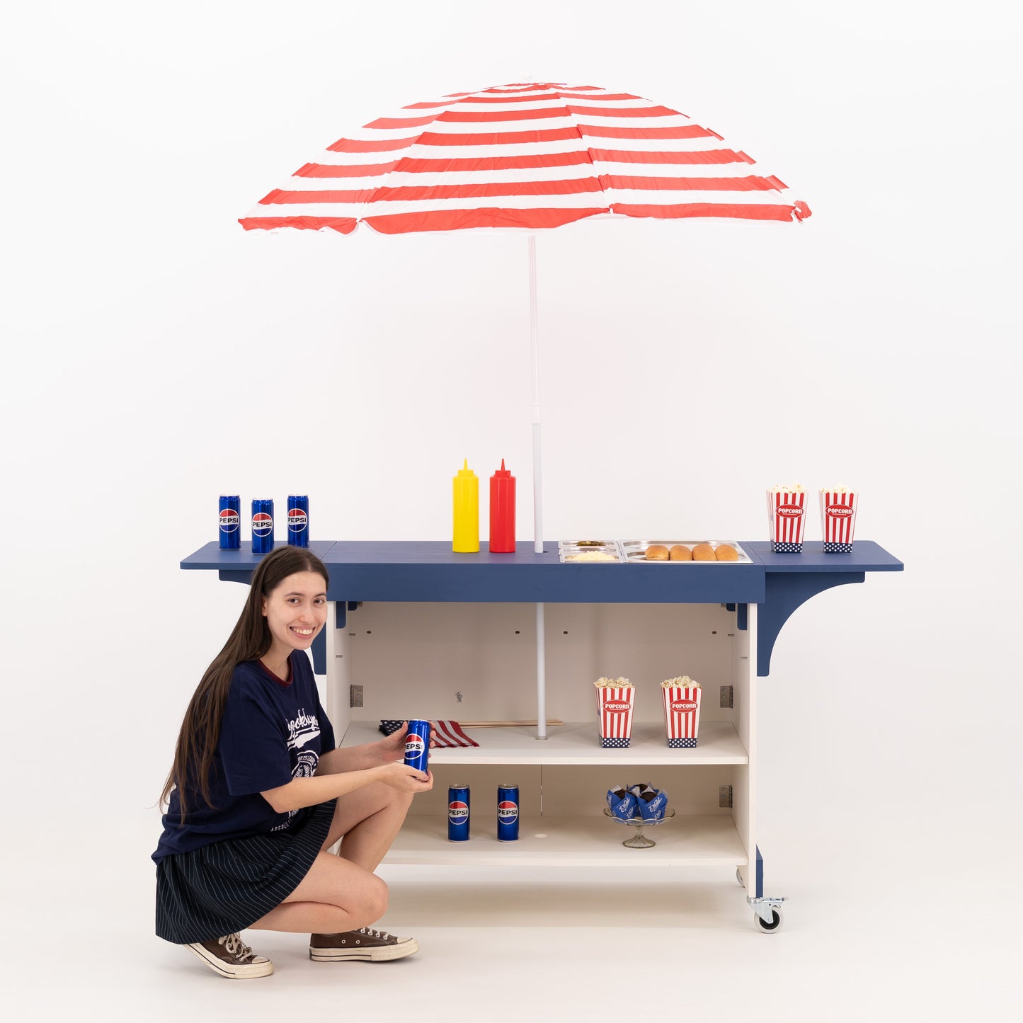 Faltbarer Eventwagen VC-30-W-ML | Benutzerdefinierte Farbe