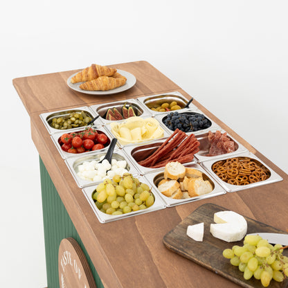 Catering cart for product and food presentation