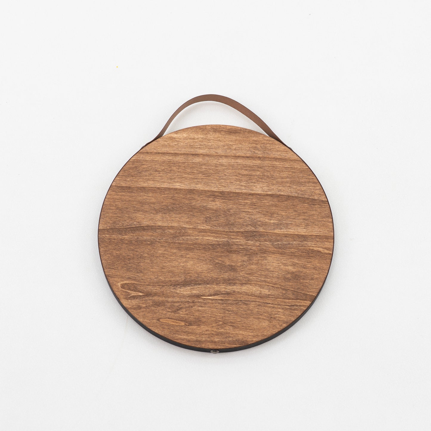 Okrągła tablica z logo | kolor kawy