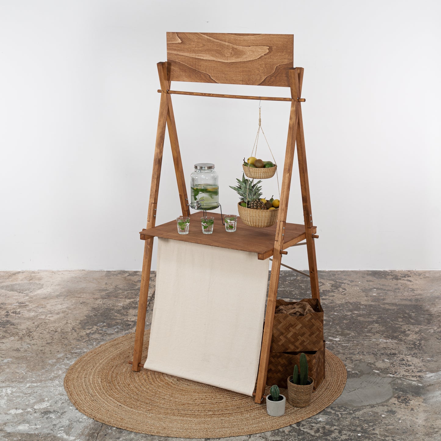 Market stall VC-01-CF | coffee color