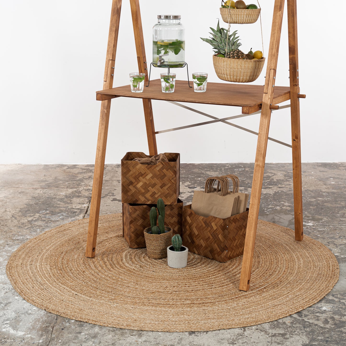 Market stall VC-01-CF | coffee color