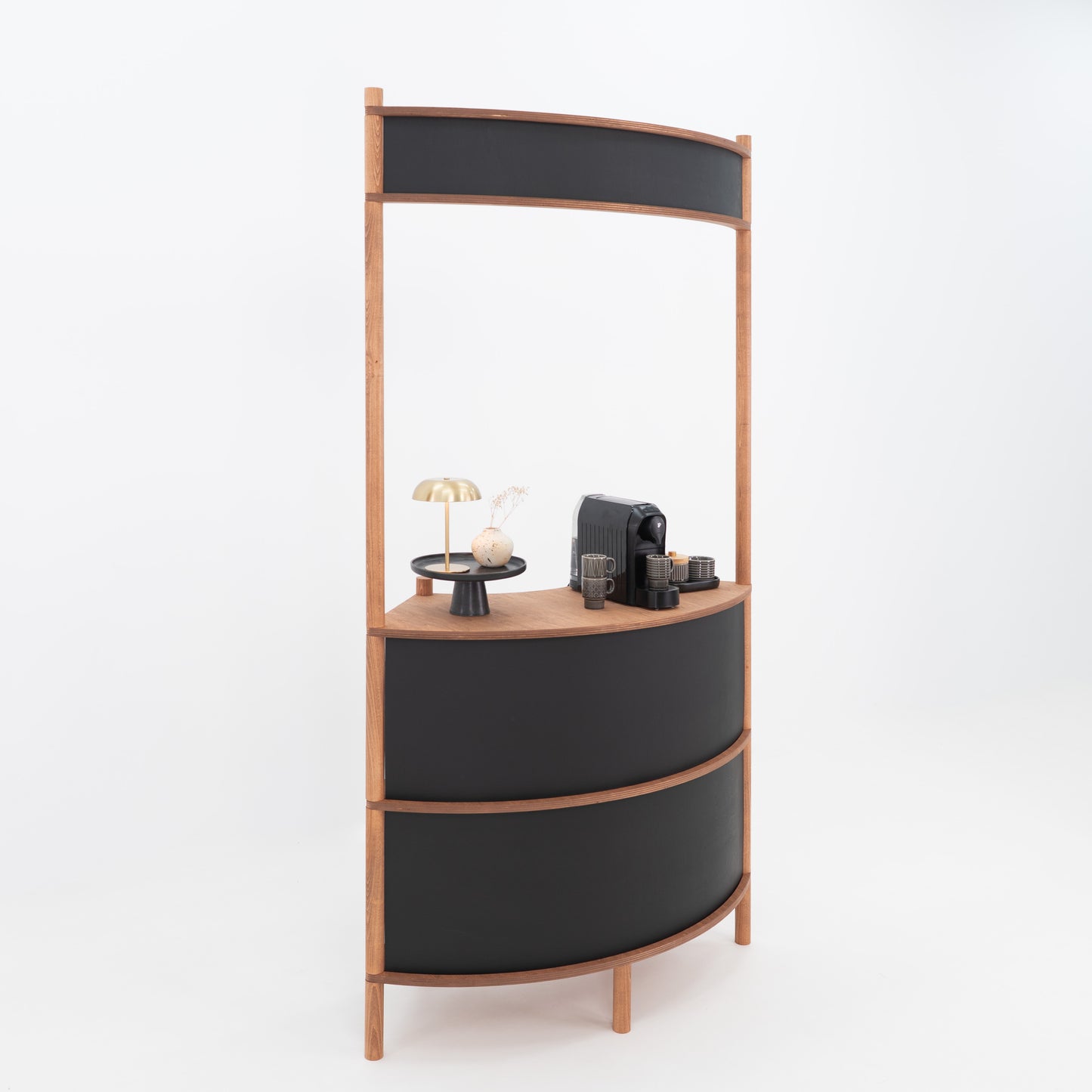 Okinawa II Wave-Shaped Service Station | coffee + custom color