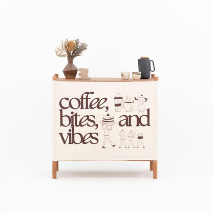 Tokyo Modular Booth Set | coffee color