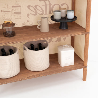Klappbarer Kassenstand BC-01-CF | Kaffeefarbe