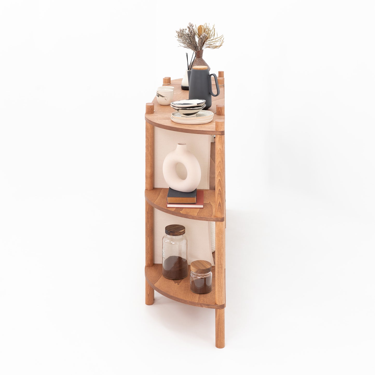 Modułowe stoisko Tokyo | kolor kawowy