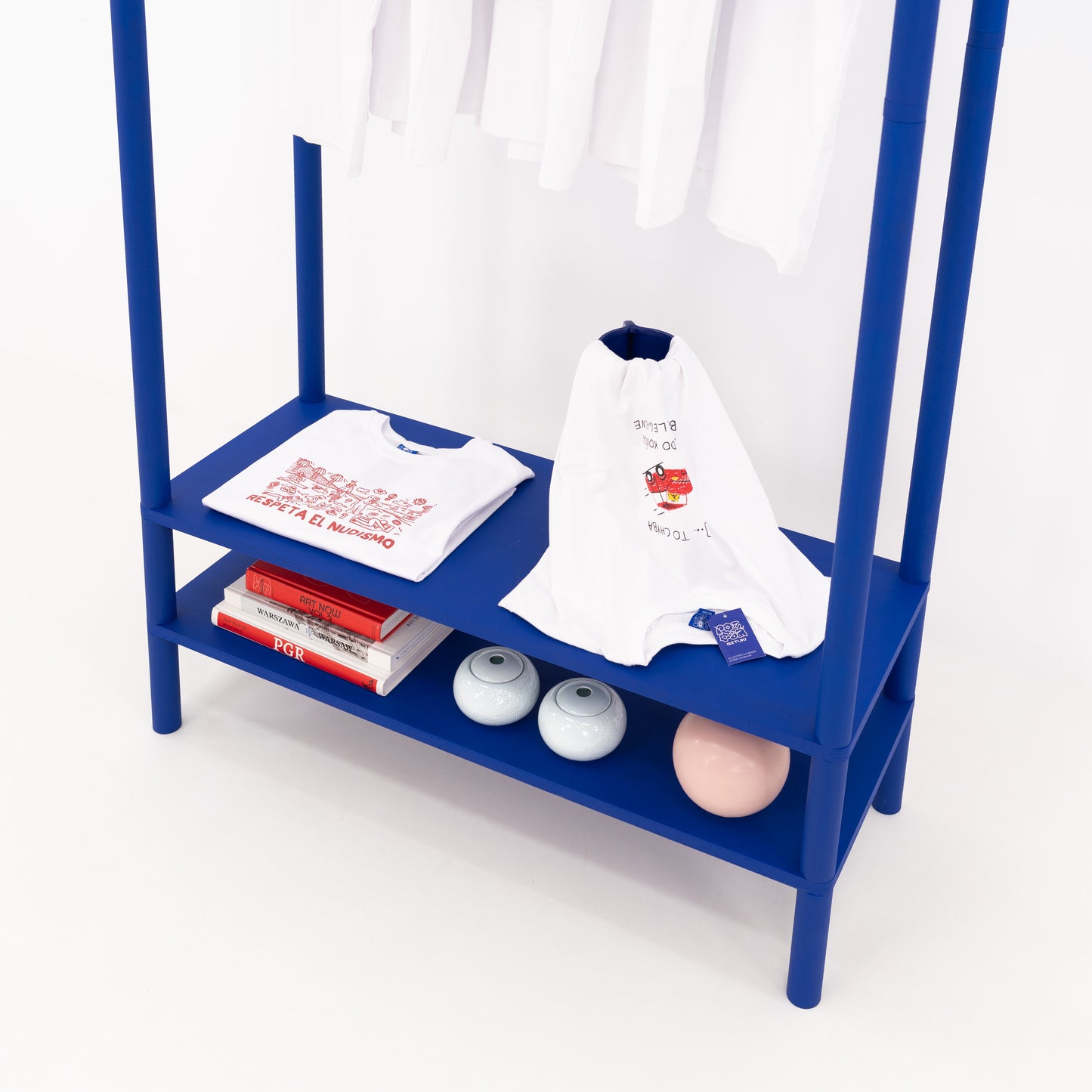 Mobiler Kleiderständer BR-01-ML für lange Kleidung | Wunschfarbe
