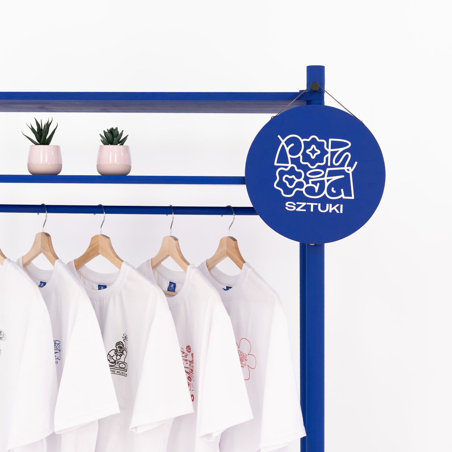 Mobiler Kleiderständer BR-01-ML für lange Kleidung | Wunschfarbe
