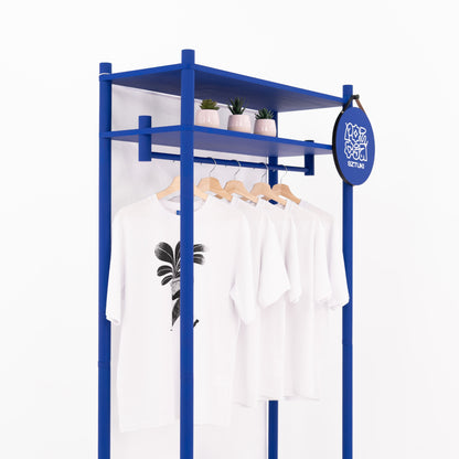 Portable Long-hang Garment Rack BR-01-ML | custom color