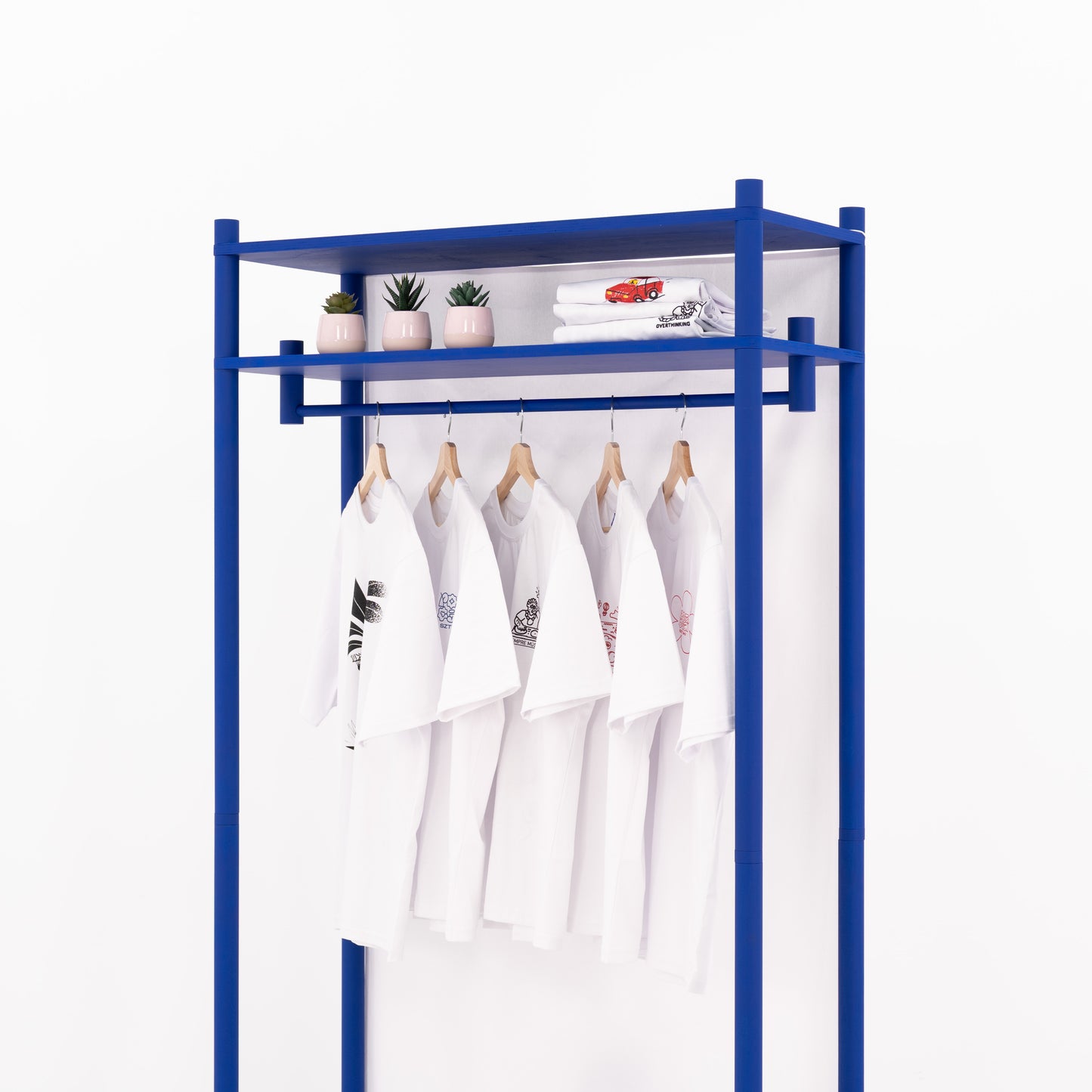 Mobiler Kleiderständer BR-01-ML für lange Kleidung | Wunschfarbe
