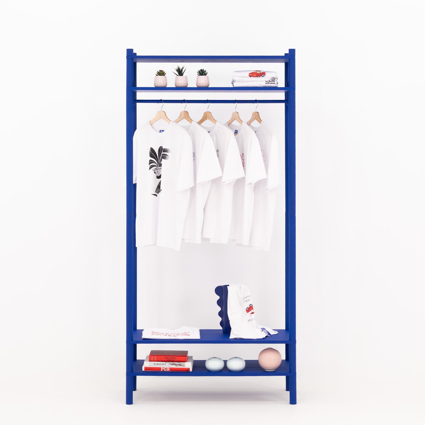 Mobiler Kleiderständer BR-01-ML für lange Kleidung | Wunschfarbe
