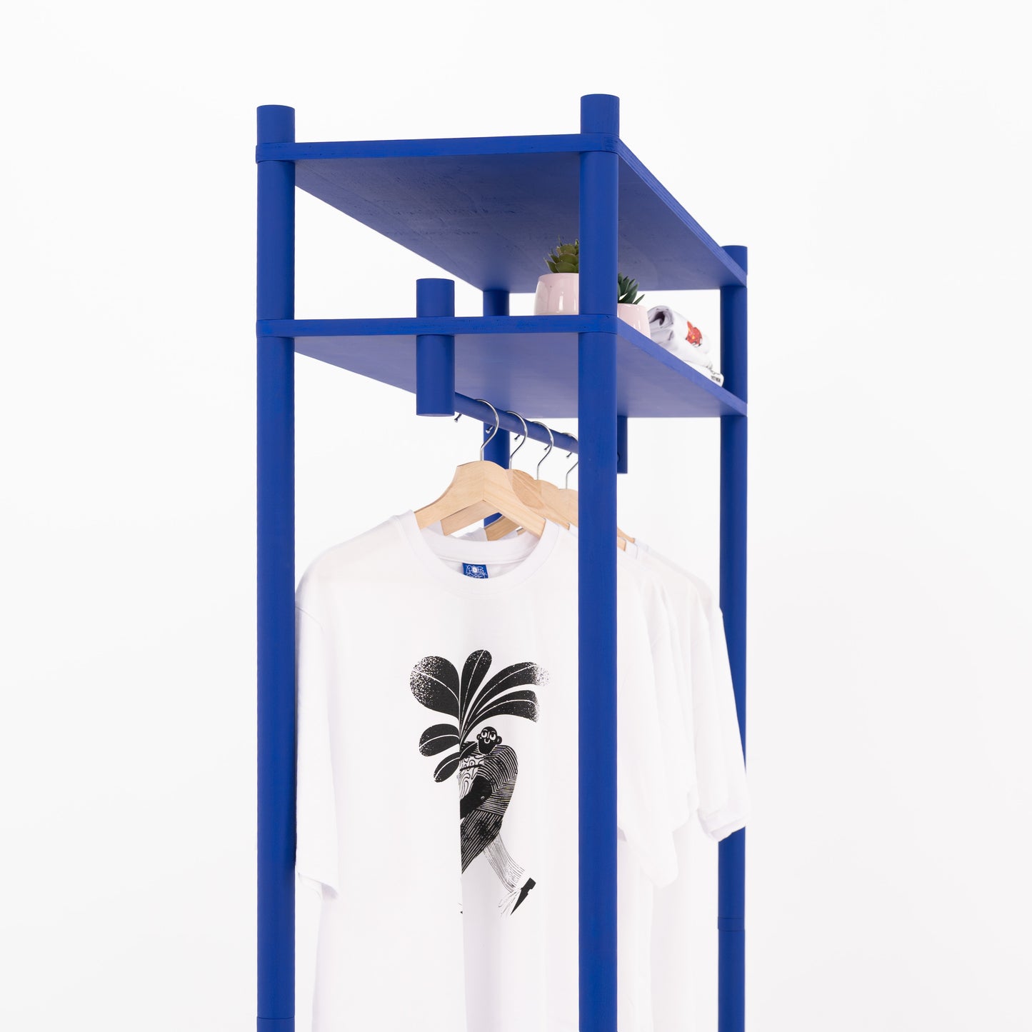 Mobiler Kleiderständer BR-01-ML für lange Kleidung | Wunschfarbe
