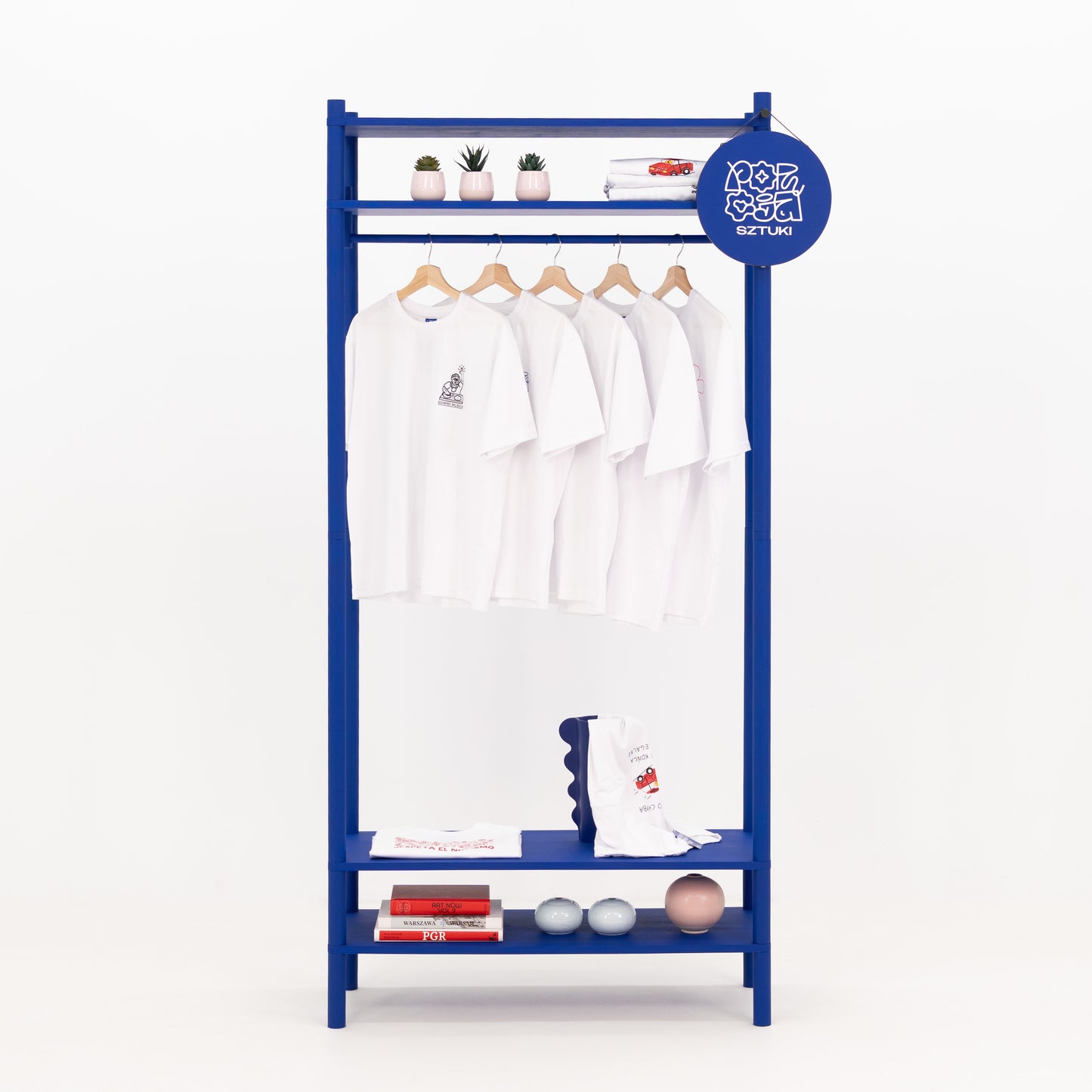 Mobiler Kleiderständer BR-01-ML für lange Kleidung | Wunschfarbe
