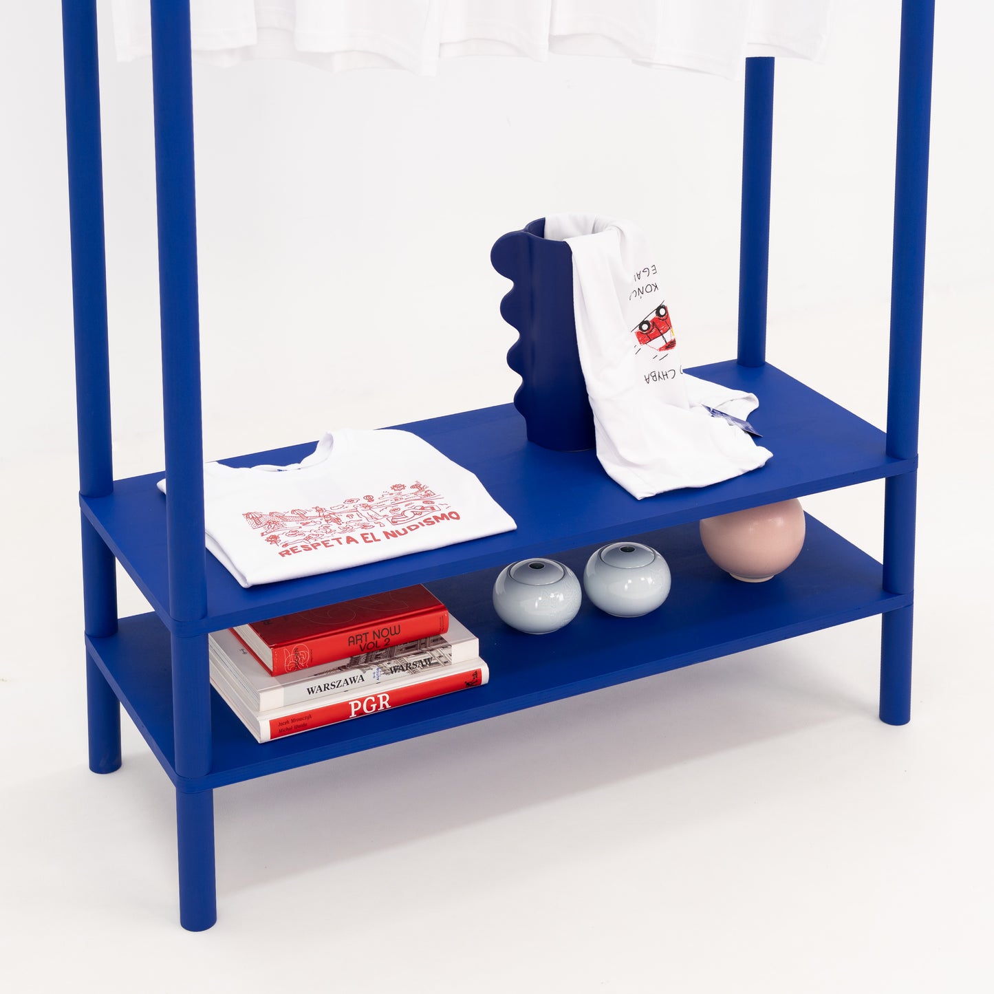 Mobiler Kleiderständer BR-01-ML für lange Kleidung | Wunschfarbe
