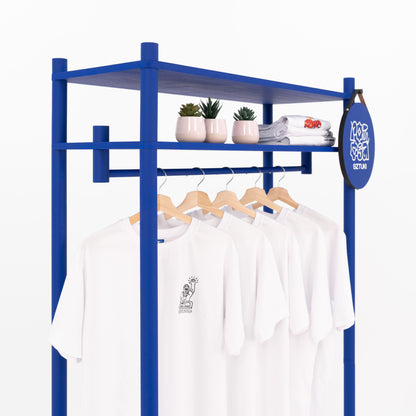 Portable Long-hang Garment Rack BR-01-ML | custom color
