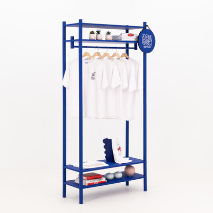 Portable Long-hang Garment Rack BR-01-ML | custom color