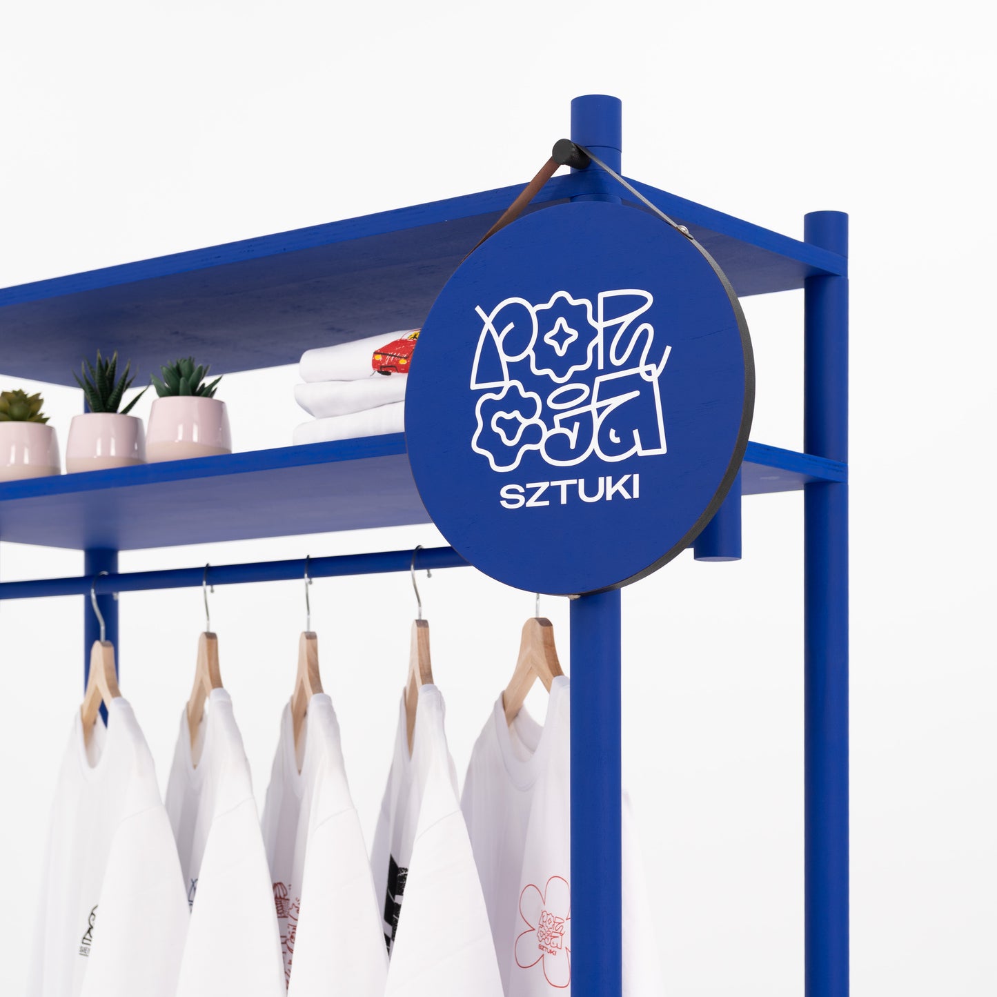 Mobiler Kleiderständer BR-01-ML für lange Kleidung | Wunschfarbe
